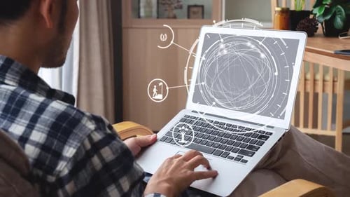 Business achievement and success concept icons Spire