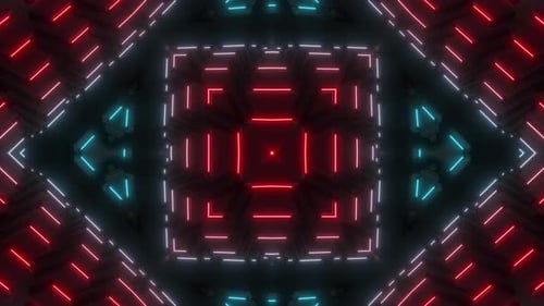 Colored Neon Boxes Loop