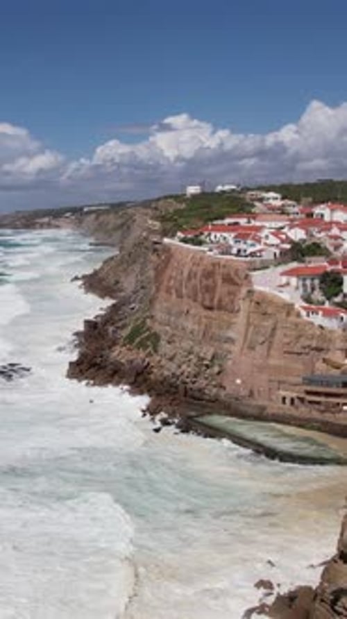 Azenhas do Mar Portugal Vertical Video