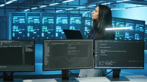 System Admin Working in Computer Network Security Data Center