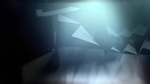 Vídeo de fondo animado de cristales rotos
