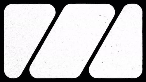 Collage Collection: Vintage screen effect in a unique collage frame in a loop