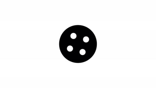 botón de carga animado, gráfico en movimiento, diseño de vídeo en bucle de canal alfa