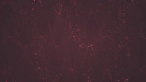 Yellow Glowing Particles Animation Loop