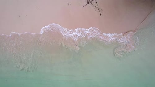 Pink Sandy Tropical Beach in Lombok