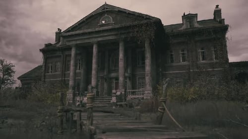 Haunted Abandoned Mansion Cinematic Background