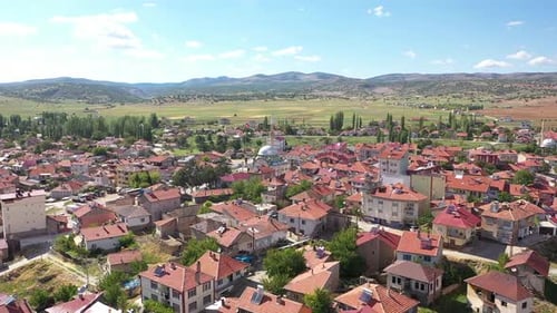 Aerial View Of Sızır Town And Hills 2