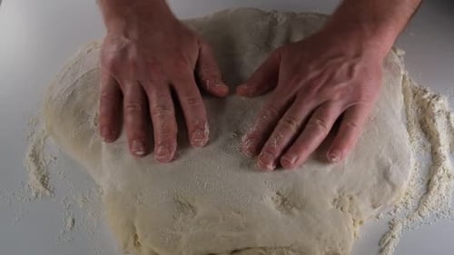 Preparing Pizza Dough