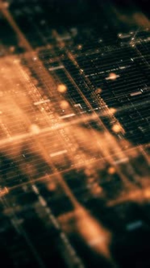 Futuristic Data Matrix Simulation Background 29