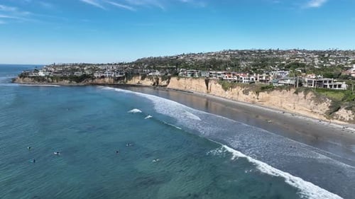 Pacific Beach at San Diego in California United States.