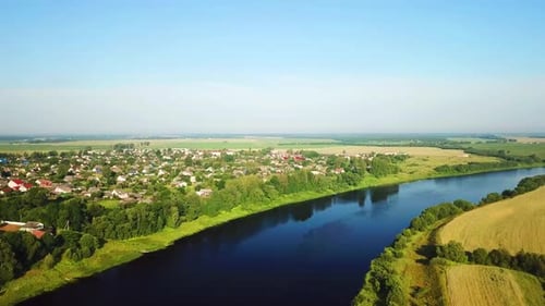 The Western Dvina River And The Urban Village Of Beshenkovichi 03