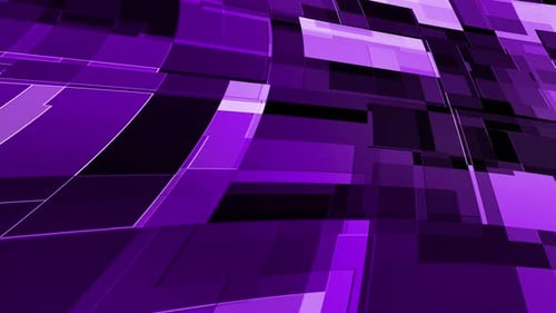Abstract Purple Geometric Shape Animation Background Loop