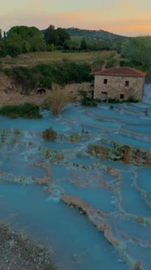 Explore the Stunning Saturnia Thermal Baths in Tuscany Italy a Spa with Hot Springs and Beautiful