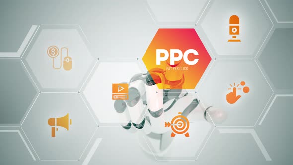PPC pay per click touchscreen animation, Backgrounds Motion Graphics ft ...