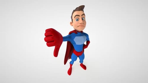 Superhéroe divertido