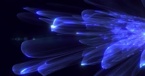 Futuristische abstrakte Wellen und rauchige Linien, magische Energie, die vor Elektrizität leuchtet und neonisoliert