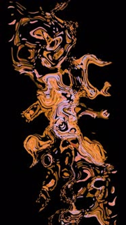 4K Yellow Stream Vertical