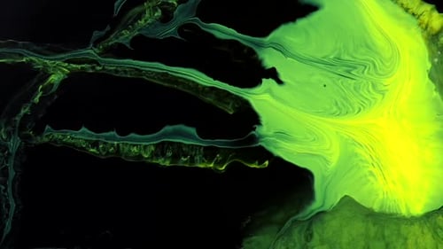 The Yellow Thing slowly emits and pulses - an all natural AbstractVideoClip