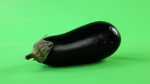 eggplant turning on green screen