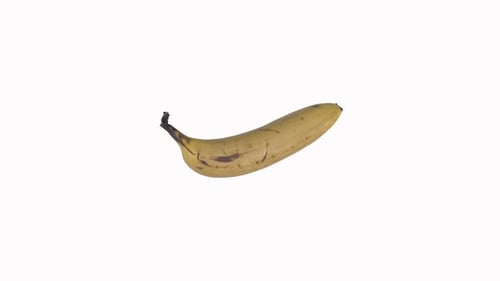 Banane isoliert auf weißem Hintergrund