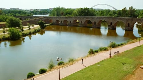Río Guadiana, Mérida, España
