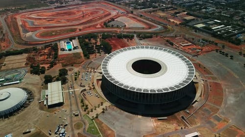Estádio Nacional em Brasília, Brasil.