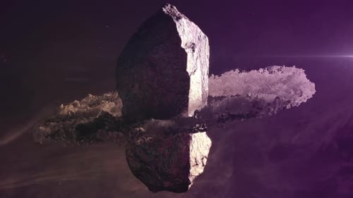 Surreal Purple Stones 0004