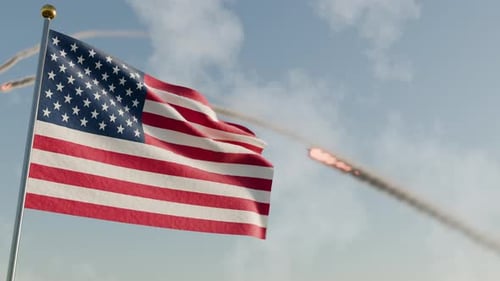 Missiles Launched By The United States Of America For A War Attack