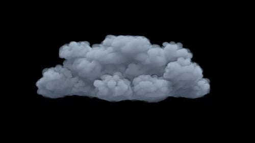 Rotierender Wolkenrauch