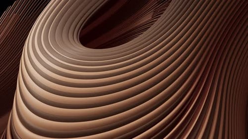 Dynamic Abstract Brown Wave Animated Background