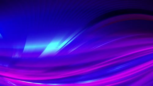 Abstract Neon Flowing Light Trails Background Loop