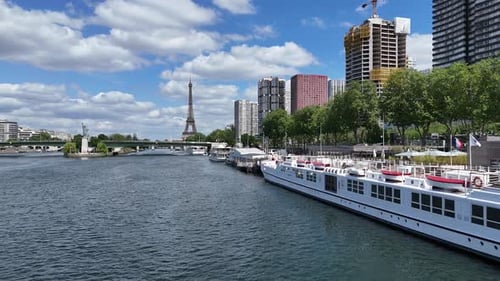 Seine River At Paris In France Island France.