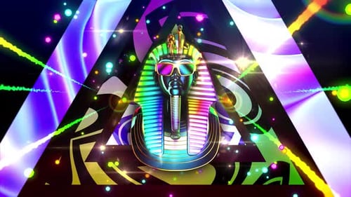 Disco Pharaoh abstrakte Dreiecke