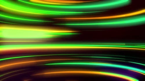 Dynamic Neon Light Streaks Abstract Speed Background Animation
