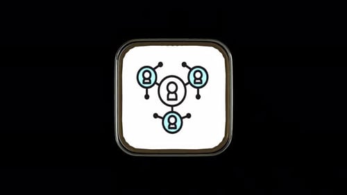 3d Social media icon - 24 Alpha