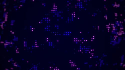 Animated Abstract Digital Dots Background