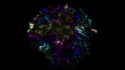 Dynamic Abstract Fluid Energy Ball Background