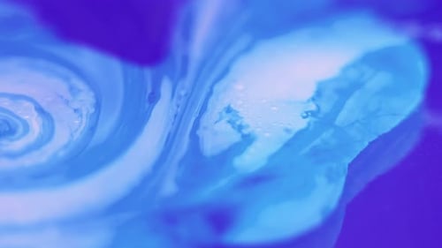 Swirling abstract design with varying shades of blue