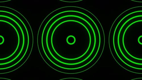 Green Abstract Curly Pattern Background Vj Loop Animation In 4K