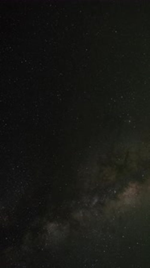 Night sky with milky way and stars