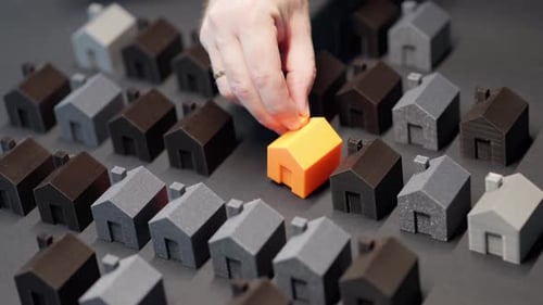 house model residential district new home