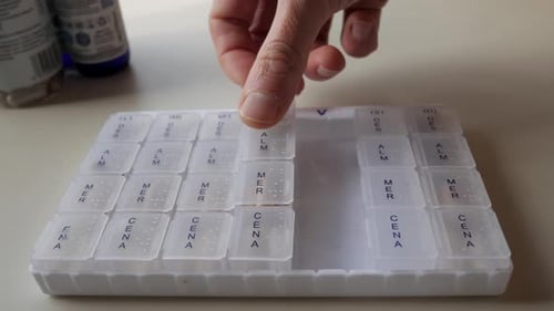 Organiseur de pilules pour suppléments quotidiens pour une utilisation efficace des médicaments et du suivi des vitamines