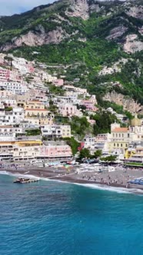 Côte amalfitaine à Positano à Salerne en Italie.