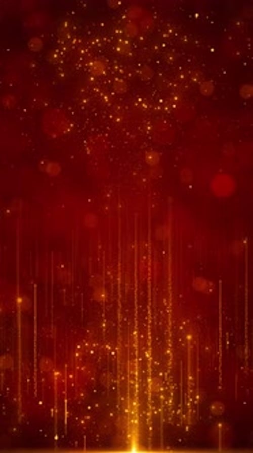 Dynamic wave of glowing Flickering Sparkling bright particles with bokeh. Digital technology space b