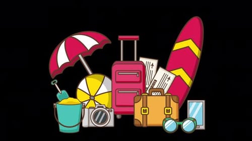 Summer Elements Reveal 4K Alpha Channel