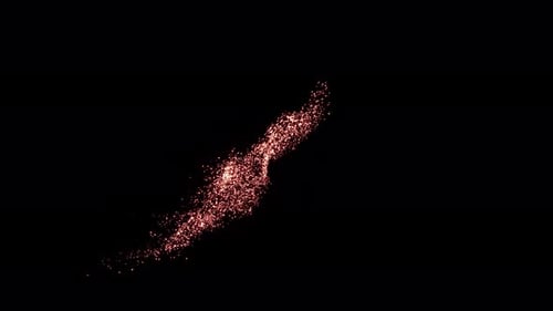 Wave Trail Sparks Background