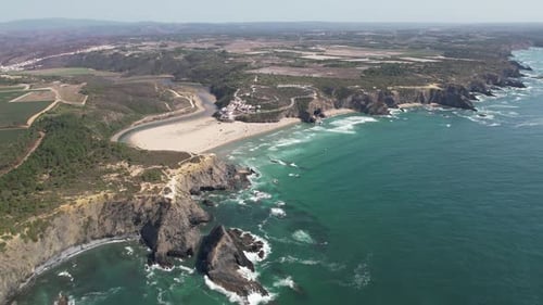 Beautiful Seascape on a Sunny Summer Day