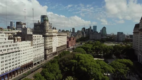 Aerial Buenos Aires City Center