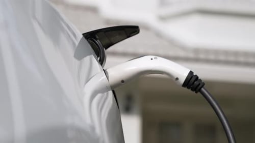 Electric vehicle technology utilized to home charging station. Fastidious