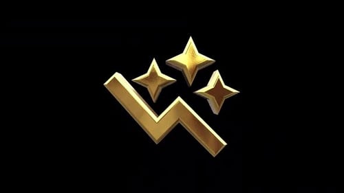 Golden Metallic Zigzag Graph and Stars Symbol Rotation